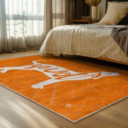 NCAA Tennessee Volunteers College Basketball And Football Team Logo Sport Carpet TV131
