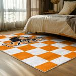 ncaa tennessee volunteers college basketball and football team logo sport carpet bed room tv145