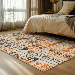 NCAA Tennessee Volunteers College Basketball And Football Team Logo Sport Carpet TV147