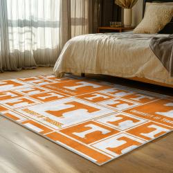 NCAA Tennessee Volunteers College Basketball And Football Team Logo Sport Carpet TV159