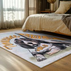 NCAA Tennessee Volunteers College Basketball And Football Team Logo Sport Carpet TV161