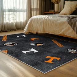NCAA Tennessee Volunteers College Basketball And Football Team Logo Sport Carpet TV163