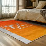 ncaa tennessee volunteers college basketball and football team logo sport carpet bed room tv164