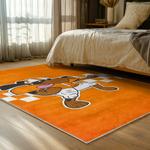 ncaa tennessee volunteers college basketball and football team logo sport carpet bed room tv166