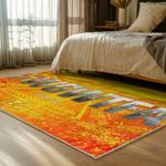 ncaa tennessee volunteers college basketball and football team logo sport carpet bed room tv173