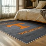 ncaa tennessee volunteers college basketball and football team logo sport carpet bed room tv181