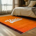 ncaa tennessee volunteers college basketball and football team logo sport carpet bed room tv193