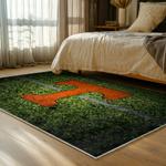 ncaa tennessee volunteers college basketball and football team logo sport carpet bed room tv195