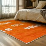 ncaa tennessee volunteers college basketball and football team logo sport carpet bed room tv197