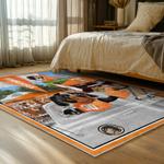 ncaa tennessee volunteers college basketball and football team logo sport carpet bed room tv201