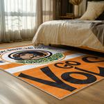 ncaa tennessee volunteers college basketball and football team logo sport carpet bed room tv203