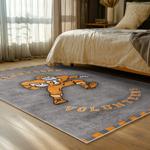 ncaa tennessee volunteers college basketball and football team logo sport carpet bed room tv72
