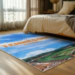 ncaa tennessee volunteers college basketball and football team logo sport carpet bed room tv79