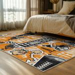 ncaa tennessee volunteers college basketball and football team logo sport carpet bed room tv81