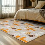 ncaa tennessee volunteers college basketball and football team logo sport carpet bed room tv85