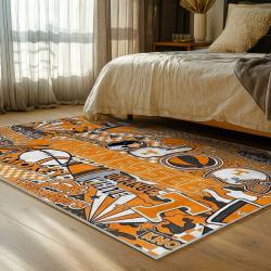 NCAA Tennessee Volunteers College Basketball And Football Team Logo Sport Carpet TV86