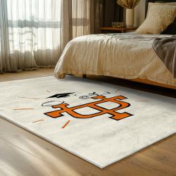 NCAA Tennessee Volunteers College Basketball And Football Team Logo Sport Carpet TV90
