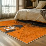 ncaa tennessee volunteers college basketball and football team logo sport carpet bed room tv91