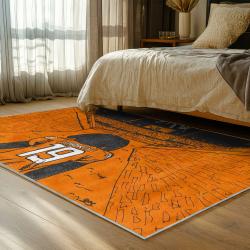 NCAA Tennessee Volunteers College Basketball And Football Team Logo Sport Carpet TV91