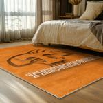 ncaa tennessee volunteers college basketball and football team logo sport carpet bed room tv92