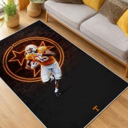 ncaa tennessee volunteers college basketball and football team logo sport carpet living room tv101