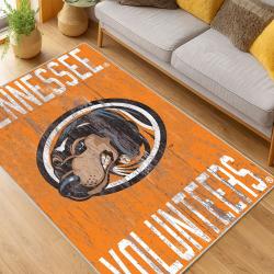 ncaa tennessee volunteers college basketball and football team logo sport carpet living room tv103
