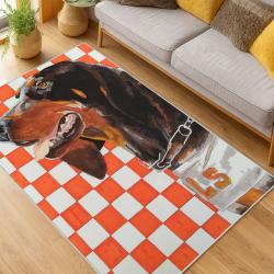 ncaa tennessee volunteers college basketball and football team logo sport carpet living room tv106
