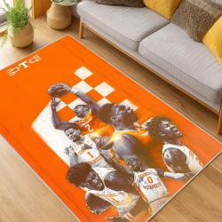 ncaa tennessee volunteers college basketball and football team logo sport carpet living room tv114