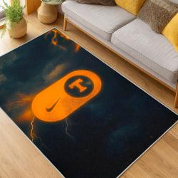 ncaa tennessee volunteers college basketball and football team logo sport carpet living room tv121