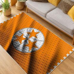 ncaa tennessee volunteers college basketball and football team logo sport carpet living room tv122