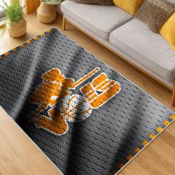 ncaa tennessee volunteers college basketball and football team logo sport carpet living room tv128
