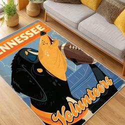 ncaa tennessee volunteers college basketball and football team logo sport carpet living room tv133