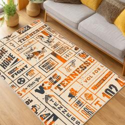 ncaa tennessee volunteers college basketball and football team logo sport carpet living room tv147