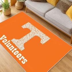 ncaa tennessee volunteers college basketball and football team logo sport carpet living room tv148