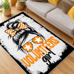 ncaa tennessee volunteers college basketball and football team logo sport carpet living room tv150
