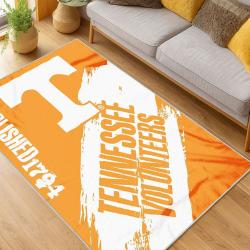 ncaa tennessee volunteers college basketball and football team logo sport carpet living room tv154