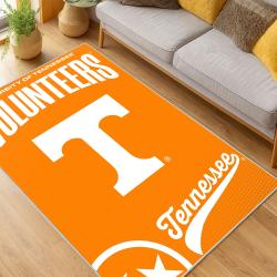 ncaa tennessee volunteers college basketball and football team logo sport carpet living room tv162