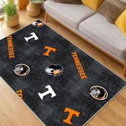 ncaa tennessee volunteers college basketball and football team logo sport carpet living room tv163