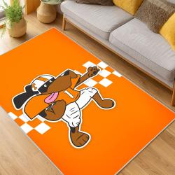 ncaa tennessee volunteers college basketball and football team logo sport carpet living room tv166