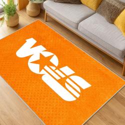 ncaa tennessee volunteers college basketball and football team logo sport carpet living room tv174