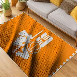 ncaa tennessee volunteers college basketball and football team logo sport carpet living room tv182