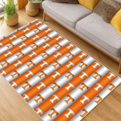 ncaa tennessee volunteers college basketball and football team logo sport carpet living room tv185