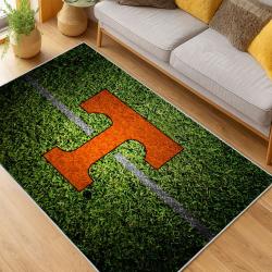 ncaa tennessee volunteers college basketball and football team logo sport carpet living room tv195