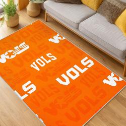 ncaa tennessee volunteers college basketball and football team logo sport carpet living room tv197