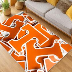 ncaa tennessee volunteers college basketball and football team logo sport carpet living room tv198