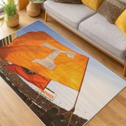 ncaa tennessee volunteers college basketball and football team logo sport carpet living room tv82