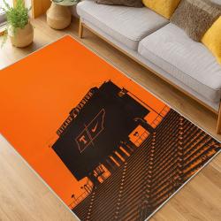 ncaa tennessee volunteers college basketball and football team logo sport carpet living room tv83