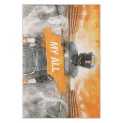 ncaa tennessee volunteers college basketball and football team logo sport carpet tv100