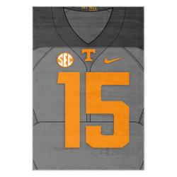 ncaa tennessee volunteers college basketball and football team logo sport carpet tv109