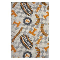 ncaa tennessee volunteers college basketball and football team logo sport carpet tv112
